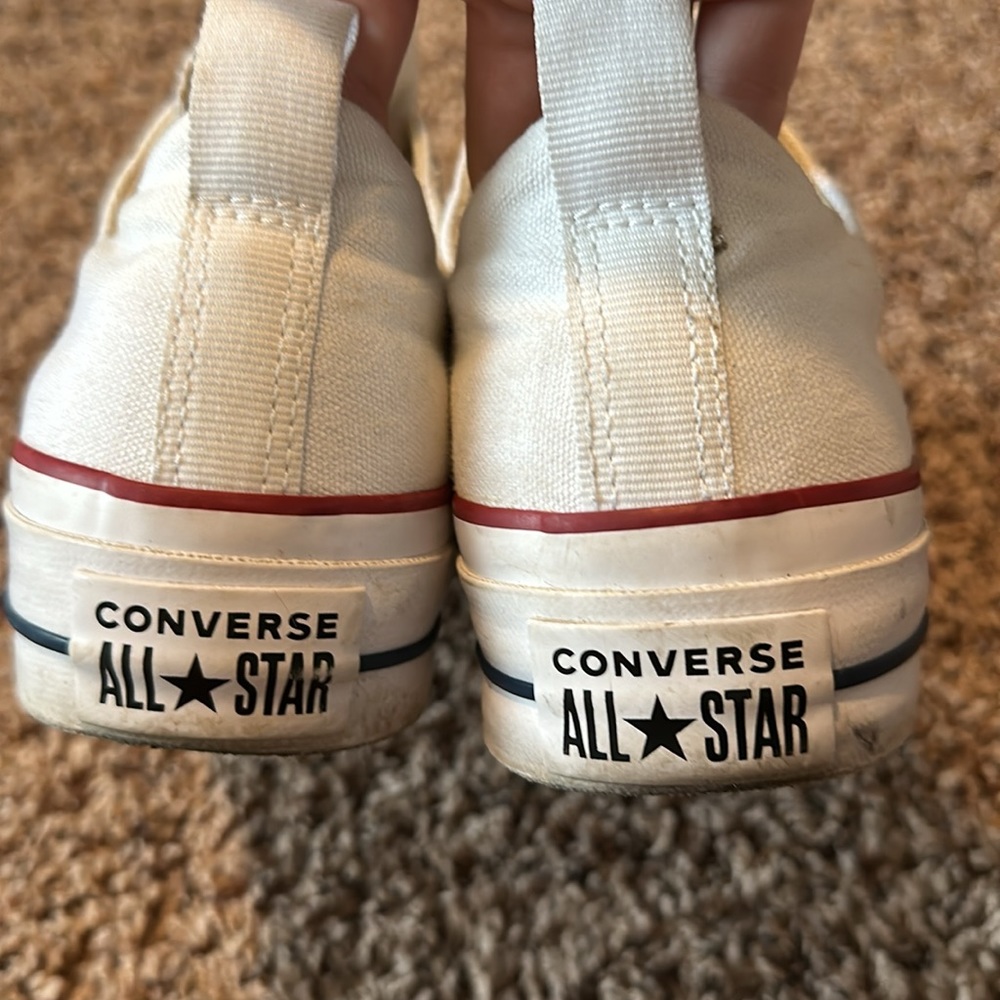 White Platform Converse - image 3